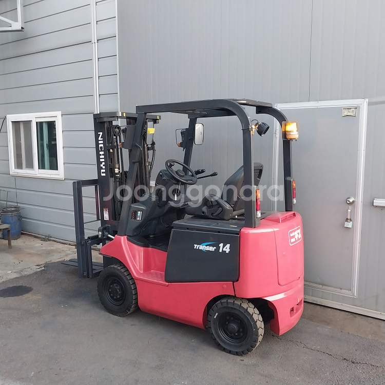 니찌유 전동지게차 1.4톤 사이드쉬프트장착 3단4300MM 485AH베터리 2018년식--6