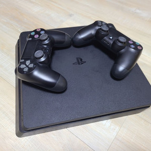 PS4 플스 슬림 1TB 8.03v 및 듀얼쇼크 2개