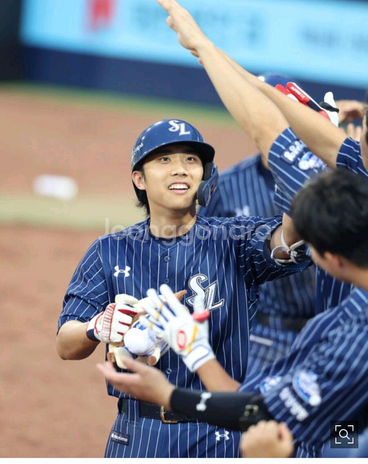 삼성라이온즈 언더아머 썬데이 실착유니폼 판매합니다--0