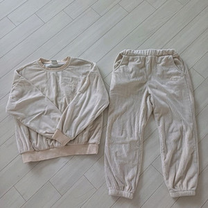 유솔 상하 기모트레이닝 세트140