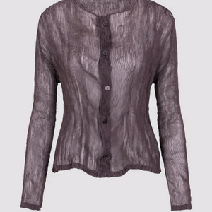 이세이미야케 가디건 쉬폰 트위스트1 가디건 나슈 브라운 2사이즈