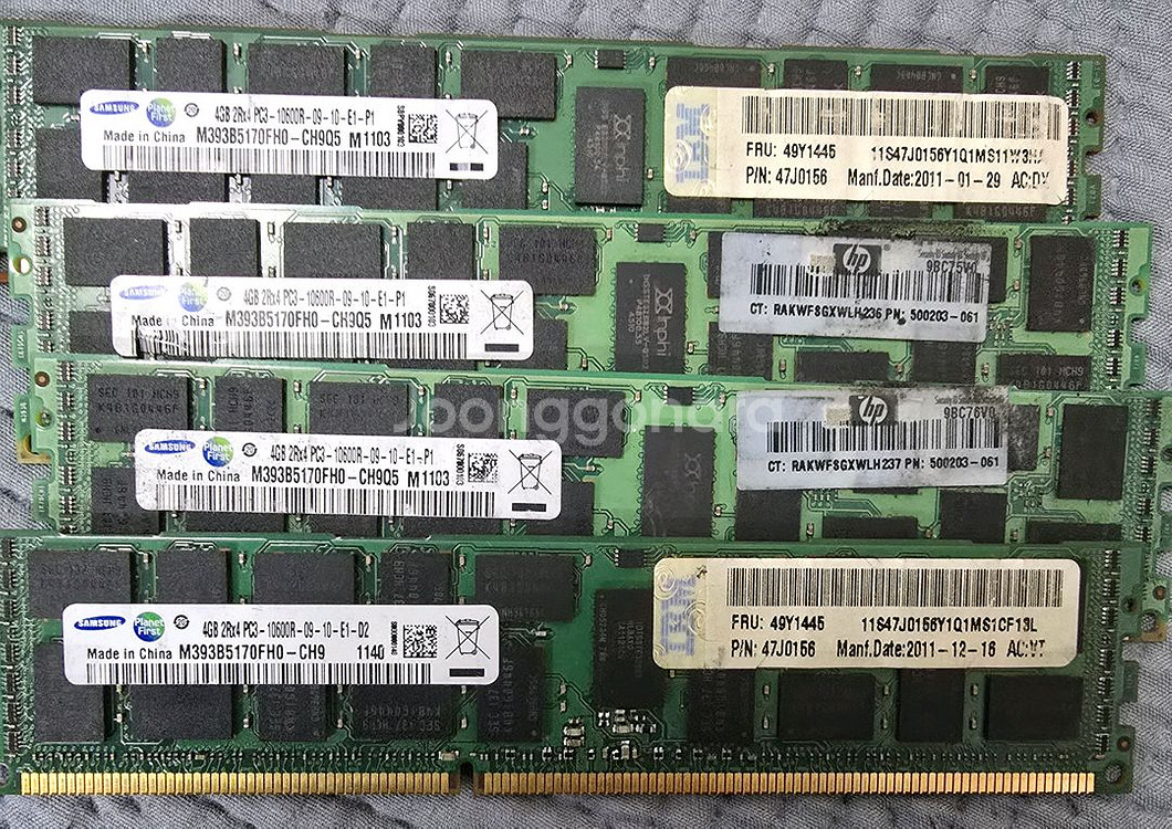 고장난 메모리카드 램 삽니다.--0