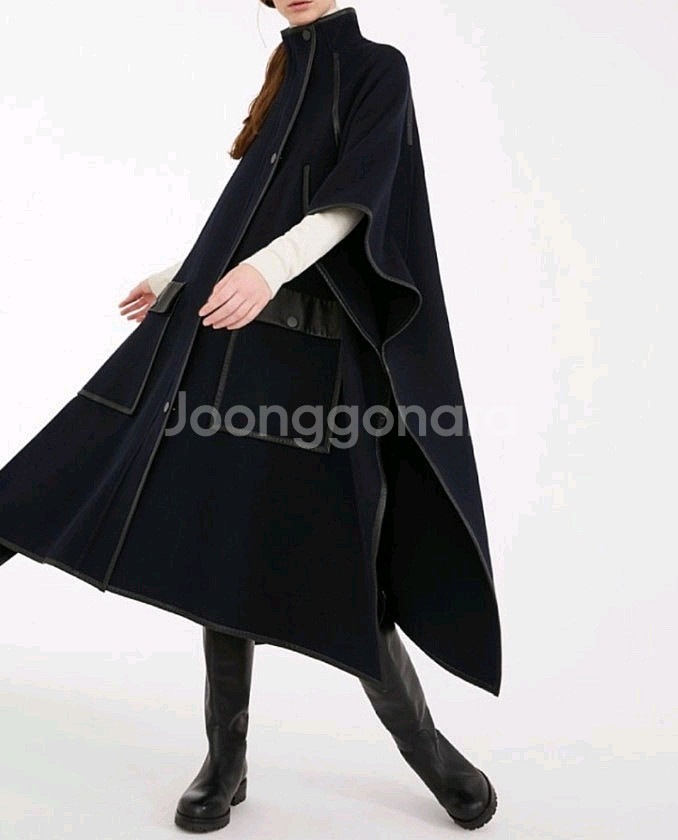 막스마라 아쿠아 케이프 코트--1