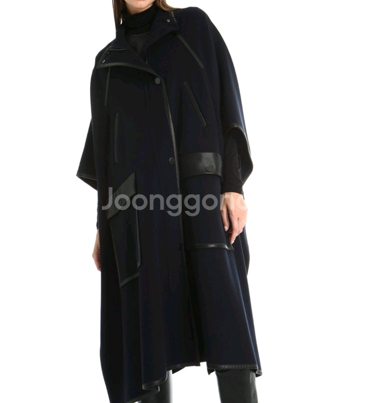 막스마라 아쿠아 케이프 코트--2