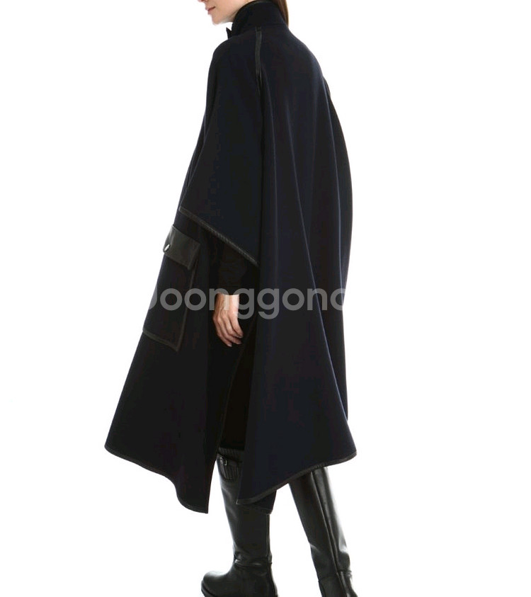 막스마라 아쿠아 케이프 코트--6