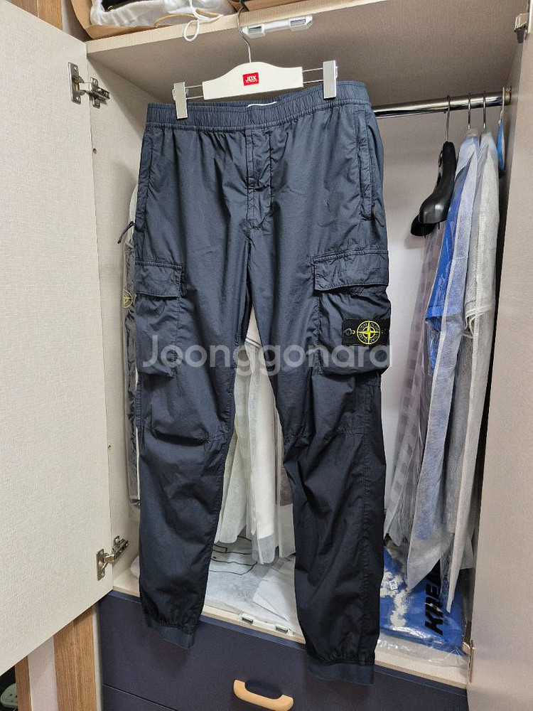 새상품급 24SS스톤아일랜드 카고조거팬츠 33-34--0