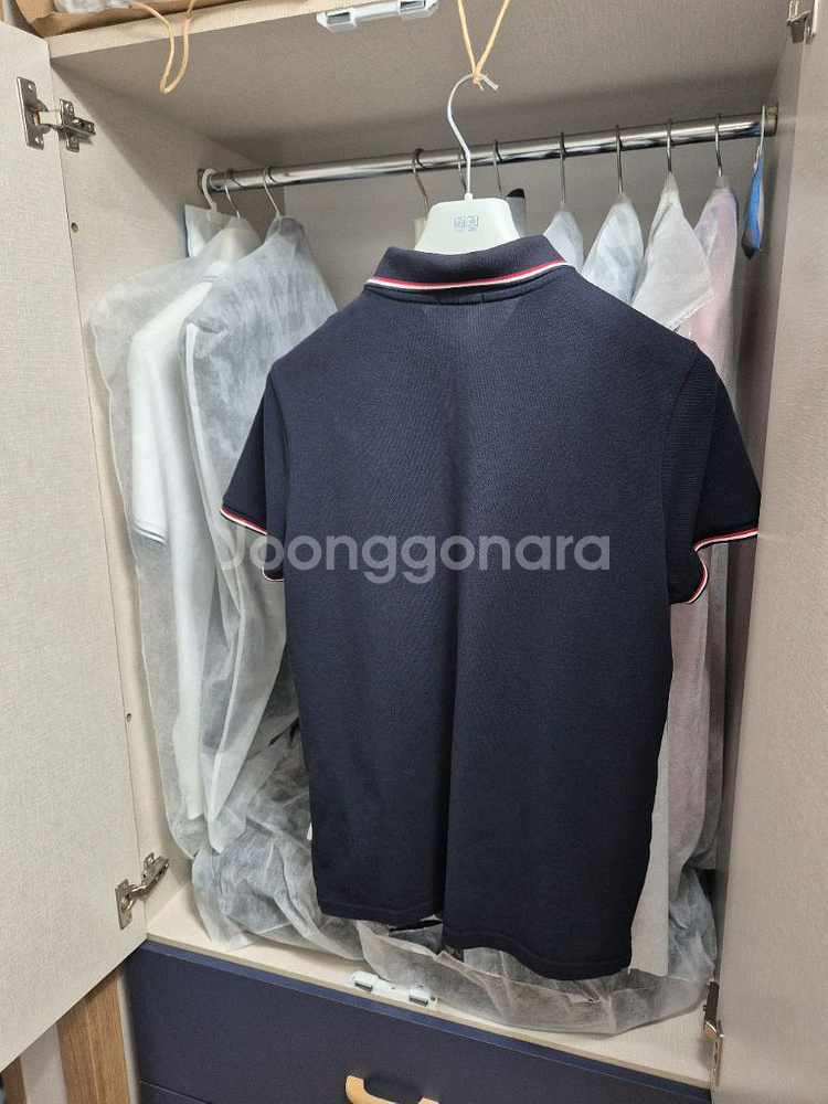 정품 한글택 몽클레어 반팔카라티 L 100--1