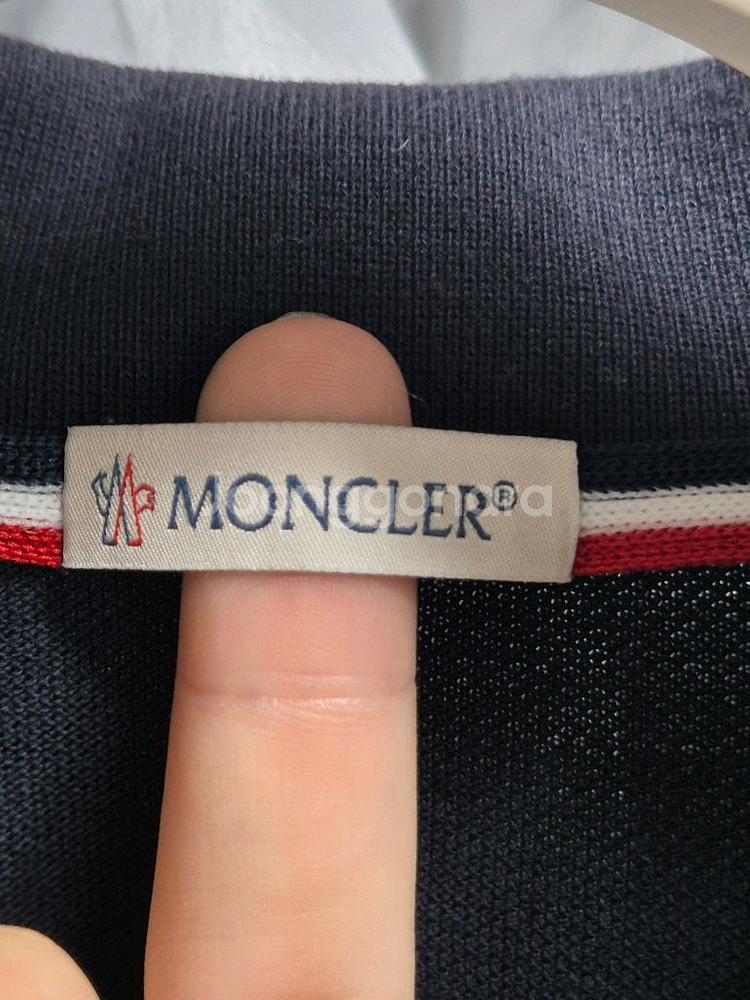 정품 한글택 몽클레어 반팔카라티 L 100--5