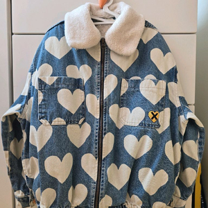 리미떼두두 뽀글이 플리스 데님 자켓 XXXL(140)