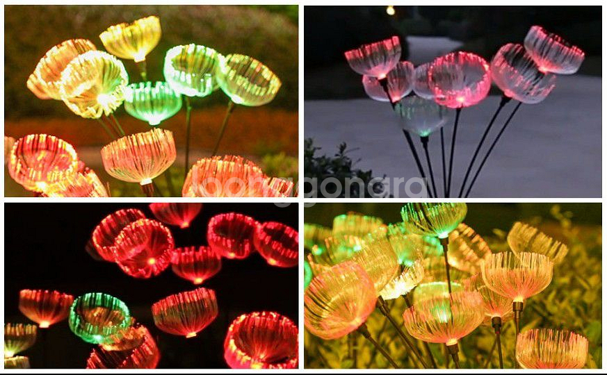 태양광 정원등 LED 태양열 가로등 잔디등 꽃등 조경 전구--0