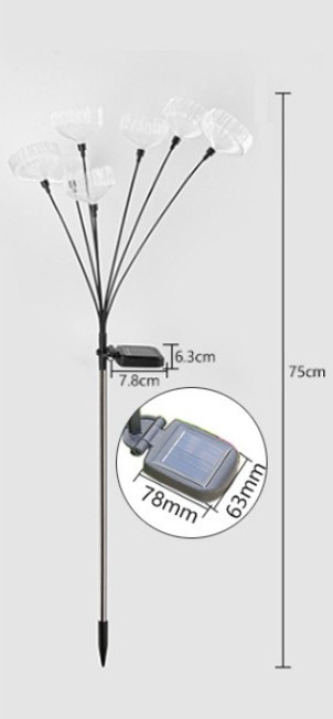 태양광 정원등 LED 태양열 가로등 잔디등 꽃등 조경 전구--2
