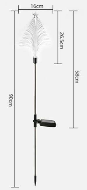 태양광 정원등 LED 태양열 가로등 잔디등 꽃등 조경 전구--2