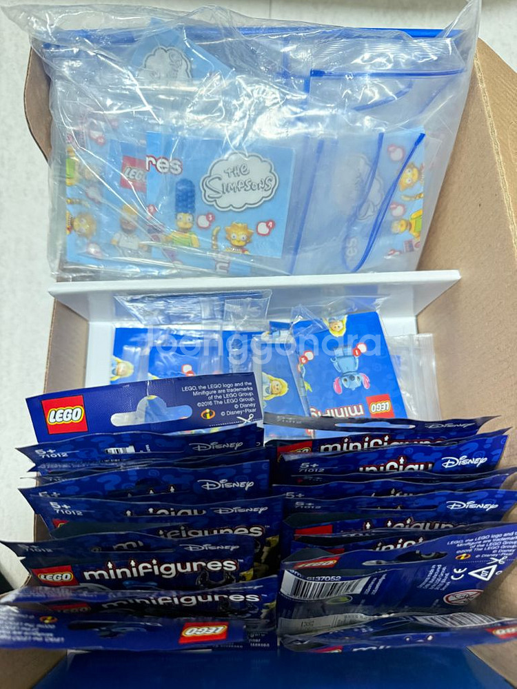 심슨1, 디즈니1 레고 미니피규어 세트--2
