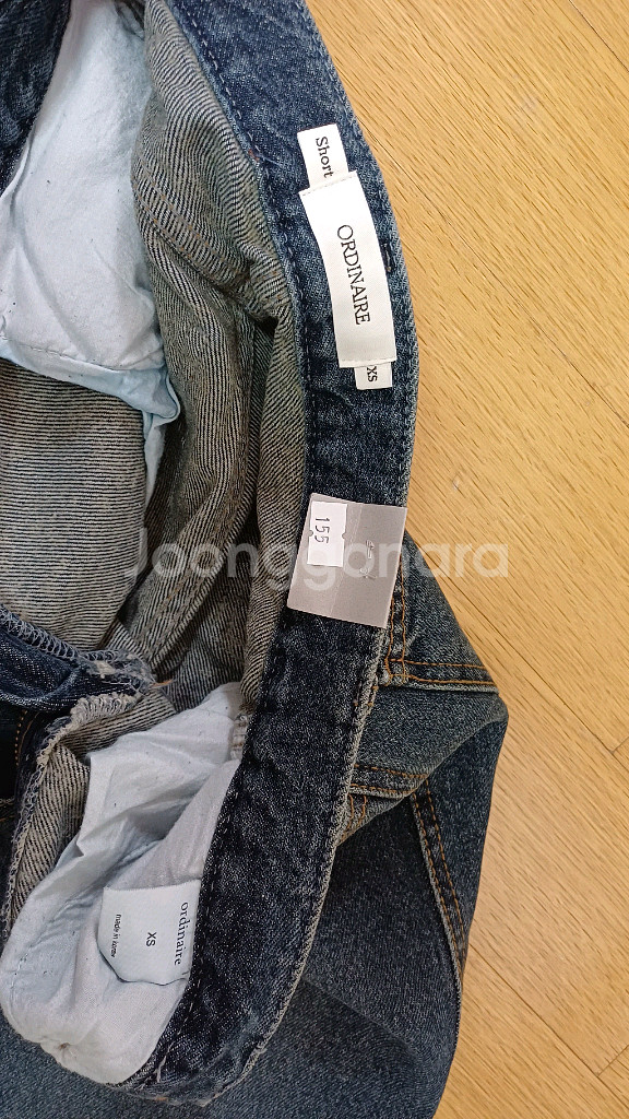 (새제품) 가네스라 제작데님 ORDINAIRE xs텍있는제품--4