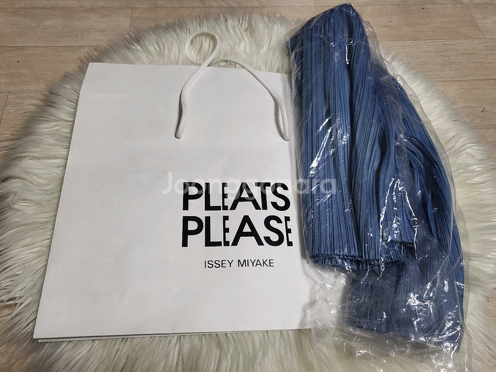 이세이미야케 플리츠플리즈 스커트 6월 먼슬리 스커트 스틸블루 3사이즈--4