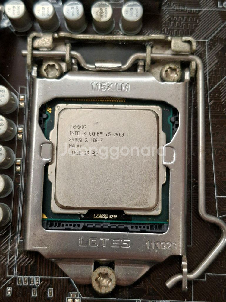 i5-2400 CPU + ASUS 메인보드 세트--1