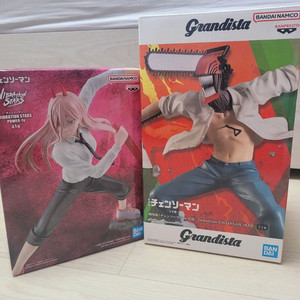 체인소맨 덴지&파워 피규어