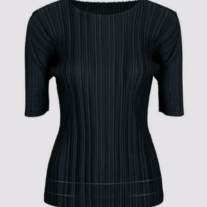 이세이미야케 플리츠플리즈 탑 소프트 플리츠 탑 챠콜 F사이즈