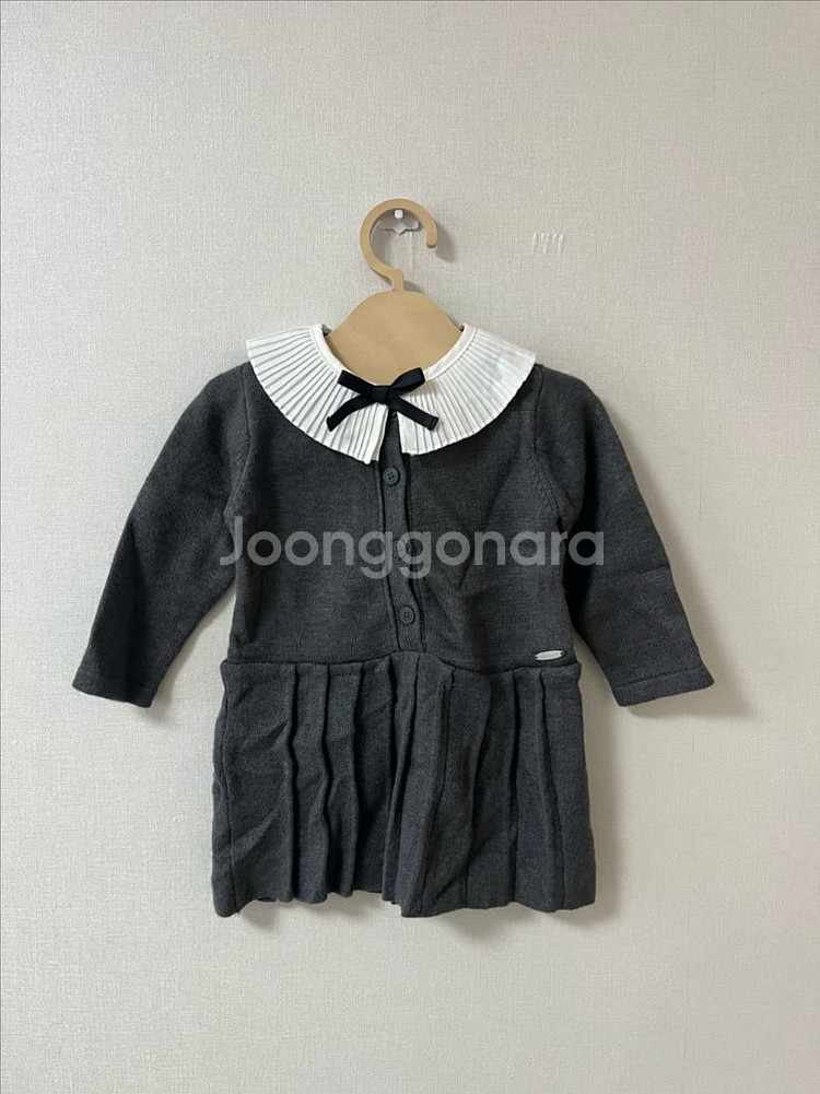 알퐁소 아기 니트 원피스 90사이즈(돌아기)--0