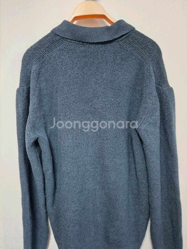 카라 니트 가디건--3