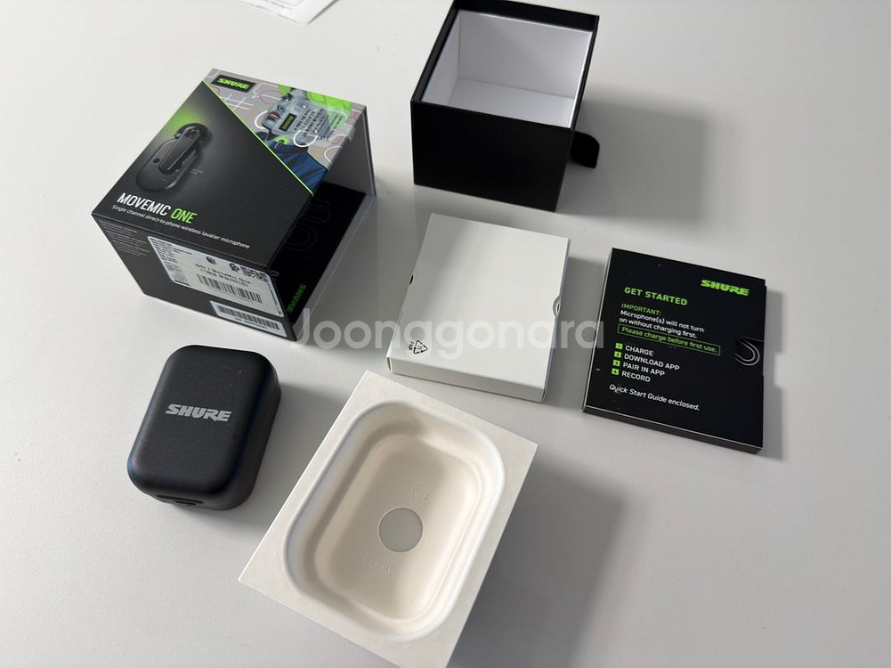 슈어 MoveMic One 무선 마이크(1채널) 풀박--1
