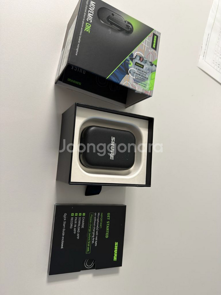 슈어 MoveMic One 무선 마이크(1채널) 풀박--2