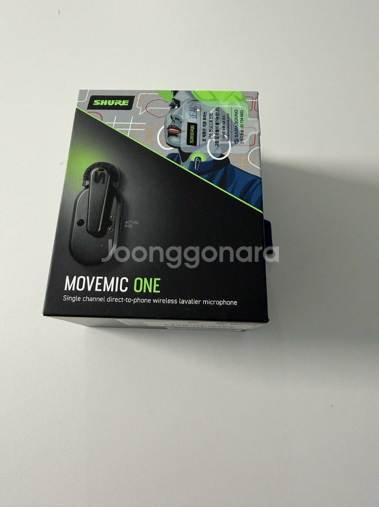슈어 MoveMic One 무선 마이크(1채널) 풀박--3
