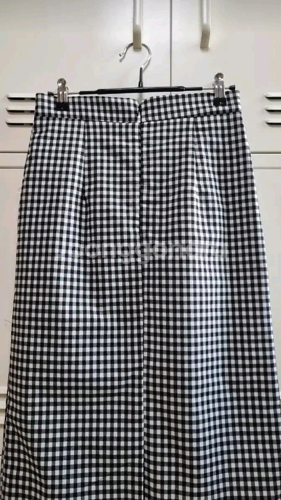 UTG 업타운걸 깅엄 체크 스커트 - S--14