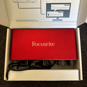 포커스라이트 스칼렛 2i2 3세대 풀박