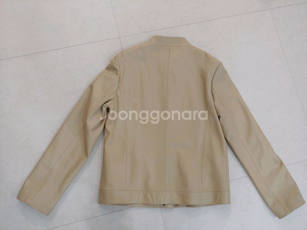 피에르가르뎅 여성 가죽 자켓--1