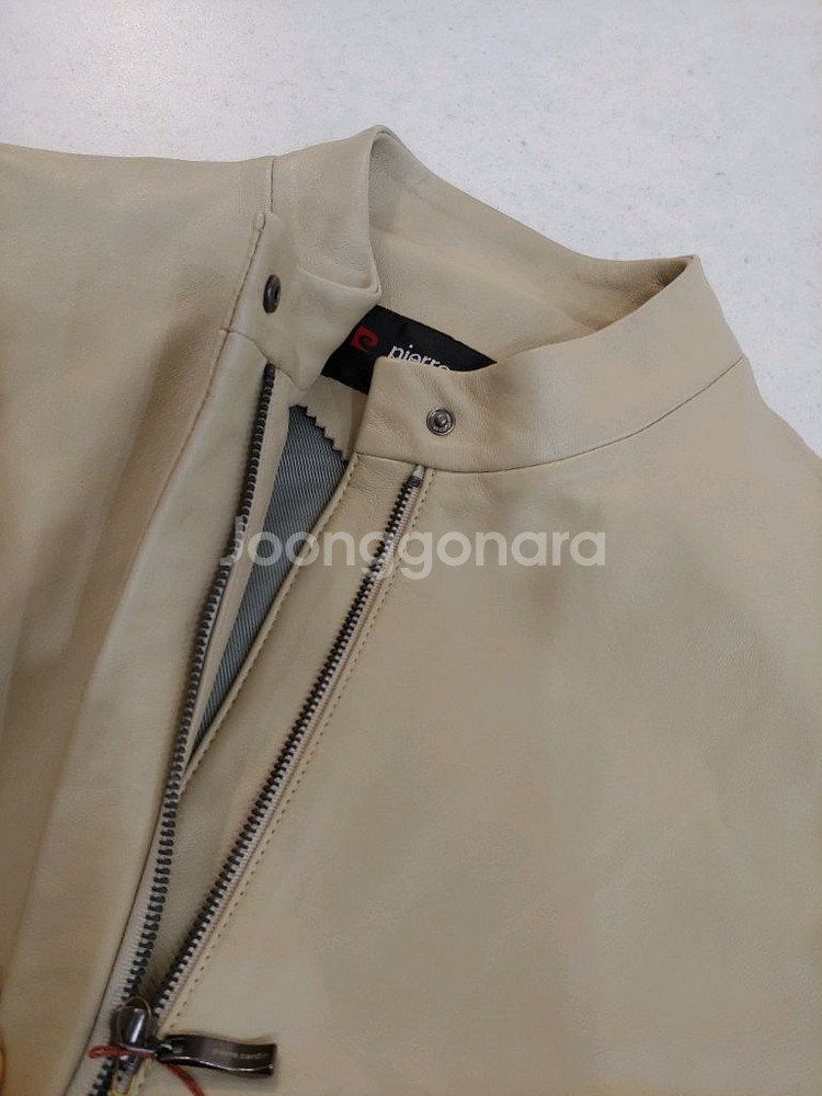 피에르가르뎅 여성 가죽 자켓--3