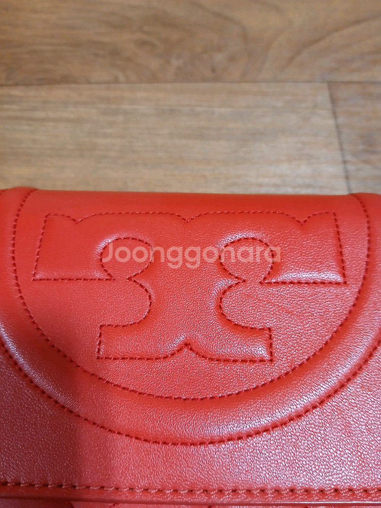 토리버치.ㅡ레드클러치백--0