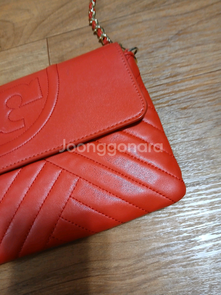 토리버치.ㅡ레드클러치백--7