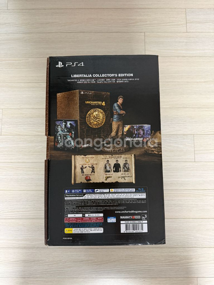 ps4 언차티드4 리버탈리아 컬렉터즈 에디션 미개봉 팝니다.--1