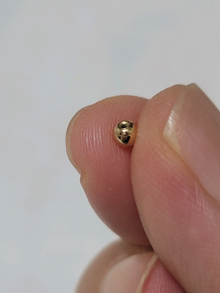 14k 피어싱 한쌍--1