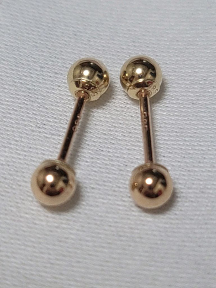 14k 피어싱 한쌍--2