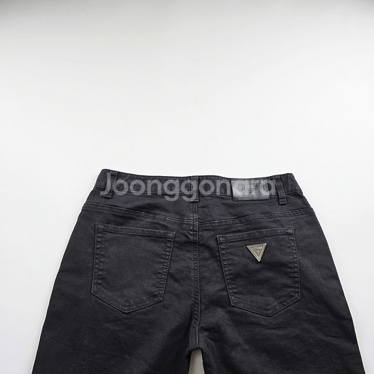 게스 청바지 스판 흑청 데님 사이즈30 R2863--2