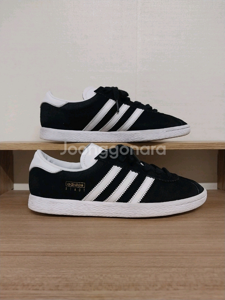 남성 아디다스 슈타트 코어블랙 스니커즈, 운동화 (240)--4