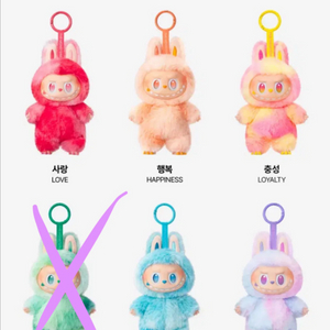 (정품, 보유중) 라부부 하이라이트 사랑, 행복, 충성, 희망, 행운