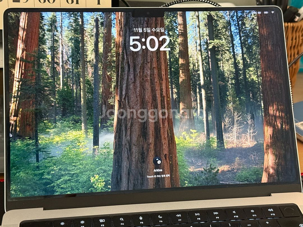 맥북 프로 M1 pro 14인치 실버 512GB + 애플 매직 마우스--3