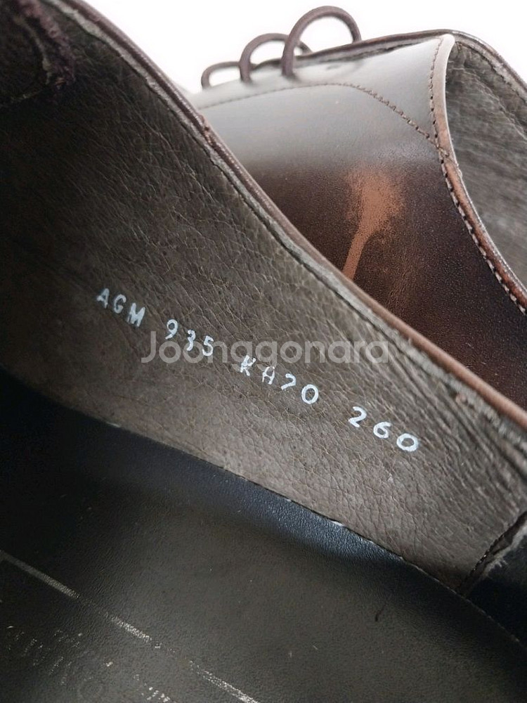 남성 소다 세미 드레스 정장구두 (260)--9