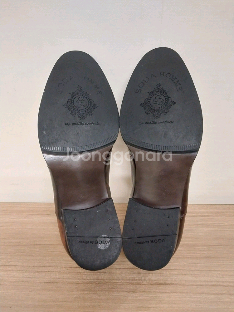 남성 소다 세미 드레스 정장구두 (260)--8