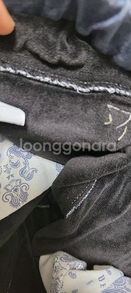 (반값택포)빈 데님 기모팬츠(155)--3