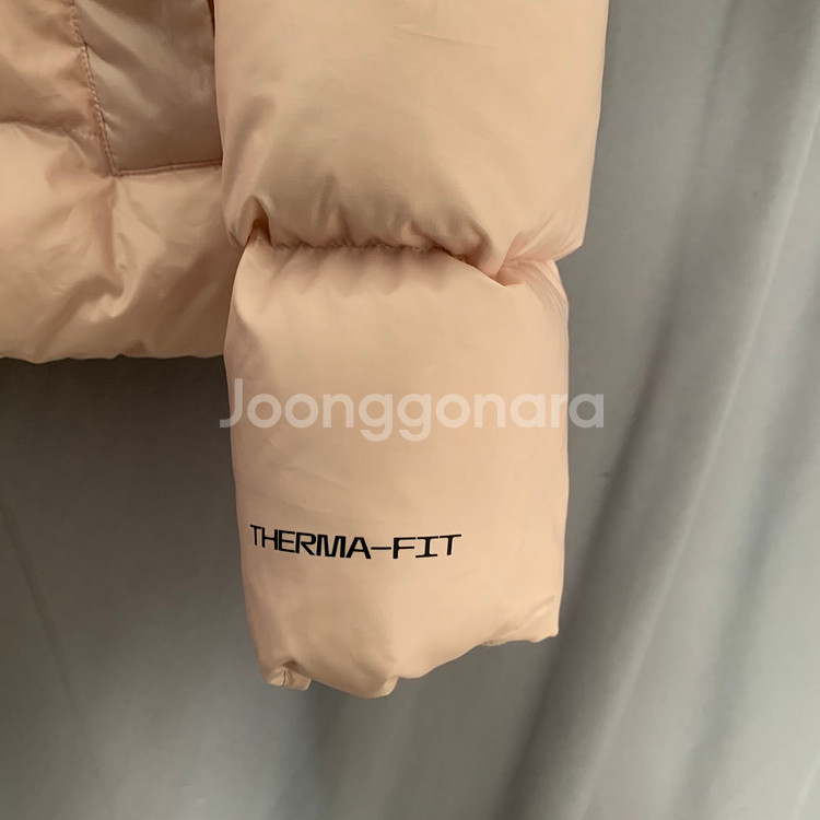 M 나이키 써마핏 시티 덕다운 오리털 핑크 푸퍼 숏패딩--4