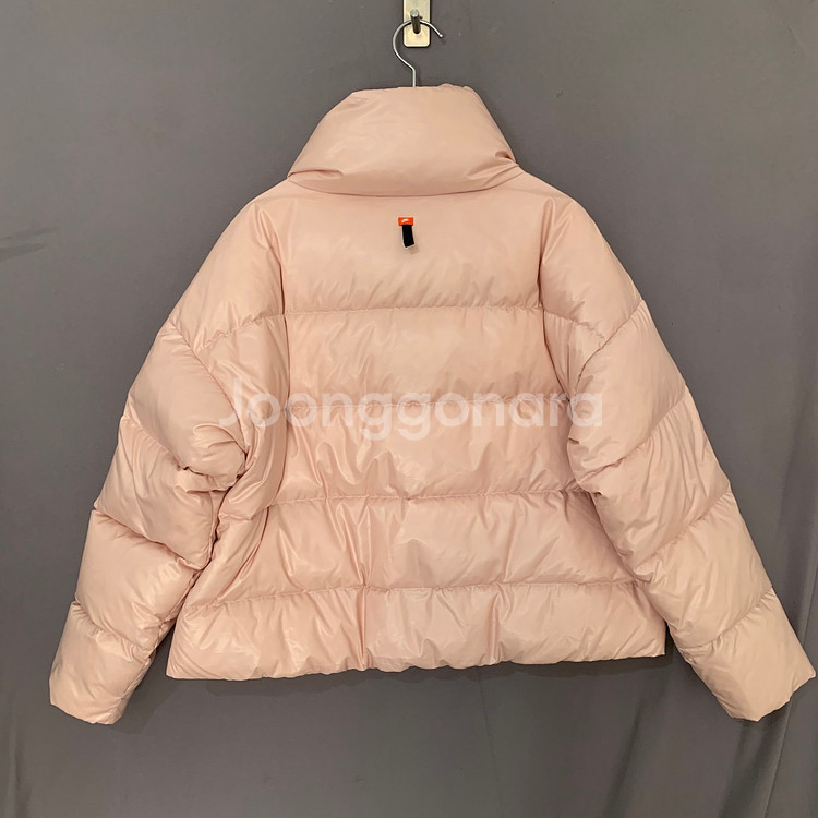 M 나이키 써마핏 시티 덕다운 오리털 핑크 푸퍼 숏패딩--2