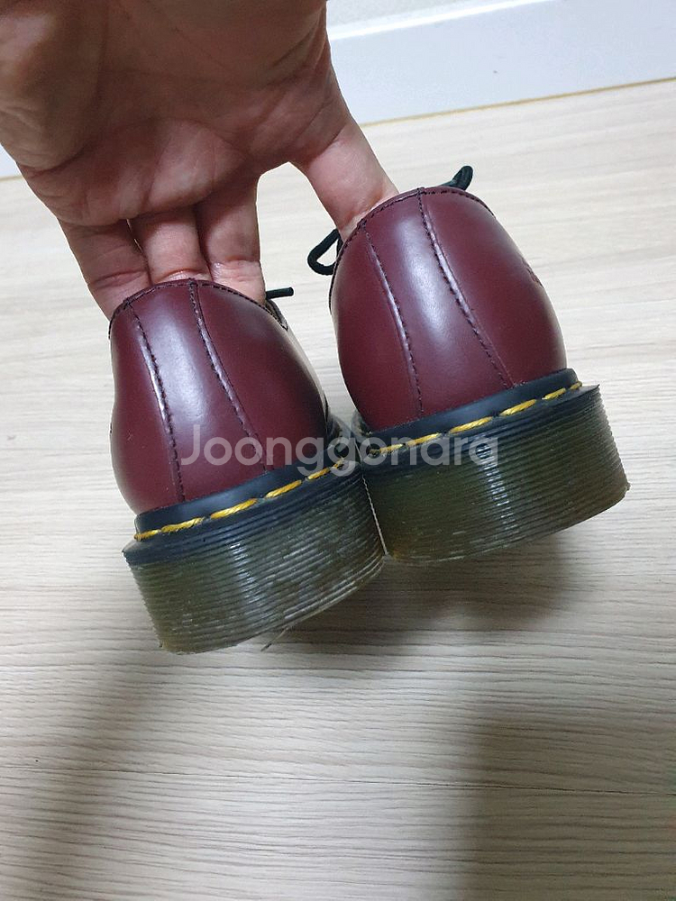 닥터마틴 1461 체리레드 로퍼 220--5