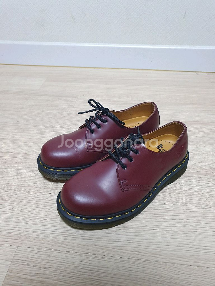 닥터마틴 1461 체리레드 로퍼 220--3