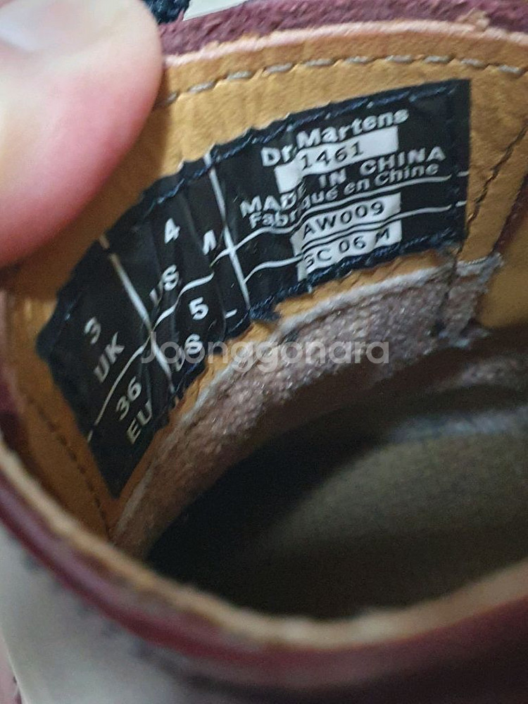 닥터마틴 1461 체리레드 로퍼 220--9