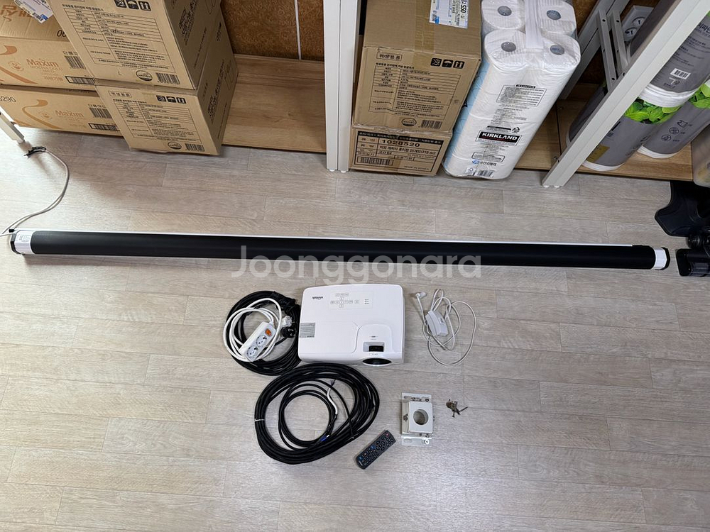 Vivitek MS582 빔 프로젝터 + 전동 스크린--1