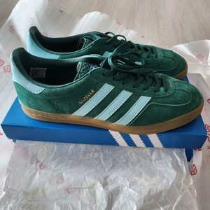 아디다스 가젤 인도어 그린 285사이즈